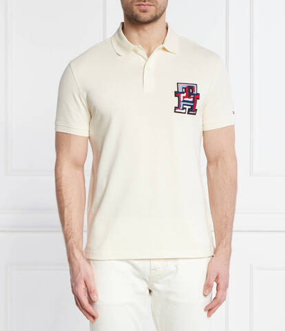 Поло BADGE Tommy Hilfiger - экрю(MW0MW34842)