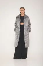 Парка-плащ Alexandra Talalay AW012 серый