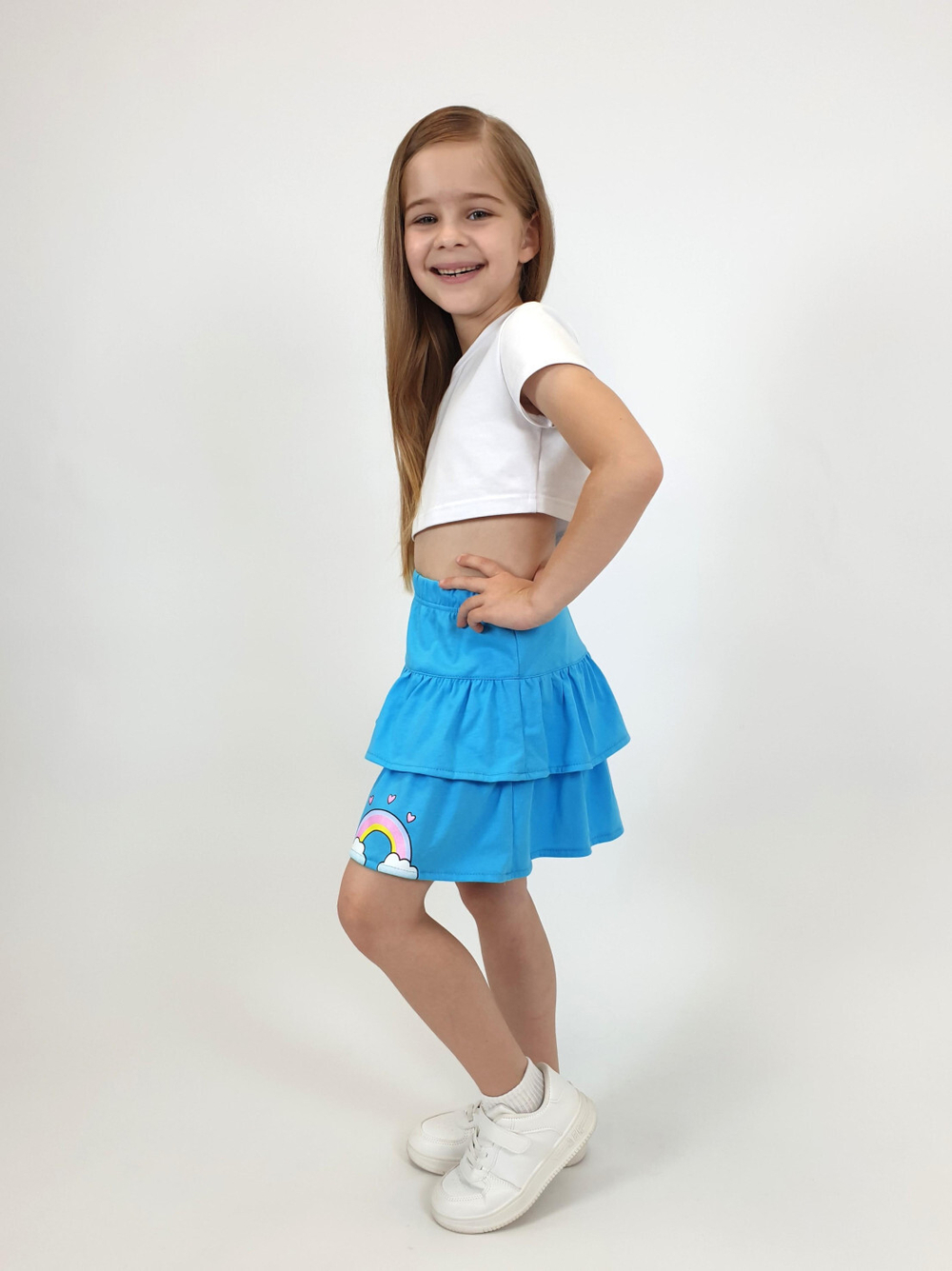 714-6 Юбка для девочки