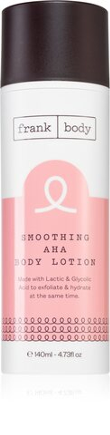 Frank Body Smoothing AHA - питательный увлажняющий крем с молочной кислотой /   140  ml  / GTIN 9351134009492