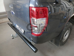 Фаркоп оцинкованный Galia F126C для Ford Ranger 2012-, Mazda BT50 2012-(паспорт и сертификат в комплекте)(без электрики)