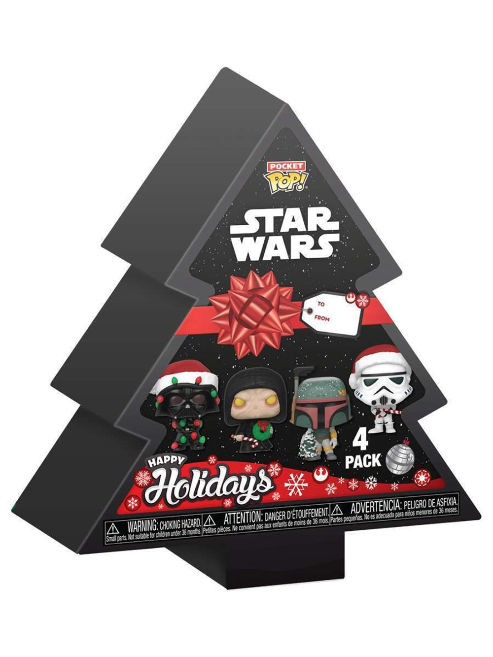 Набор подарочный Funko Pocket POP! Holiday Tree Star Wars 4 фигурки 79932