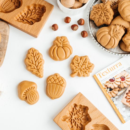 Пряничная форма Грибочек&листочек