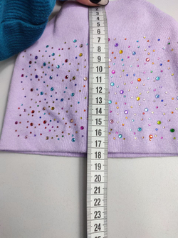 Шапка со стразами