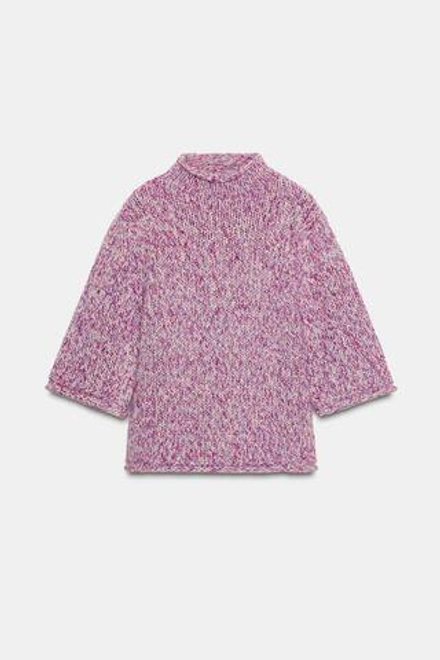 ZARA ТРИКОТАЖНЫЙ ДЖЕМПЕР, РАЗНОЦВЕТНЫЙ