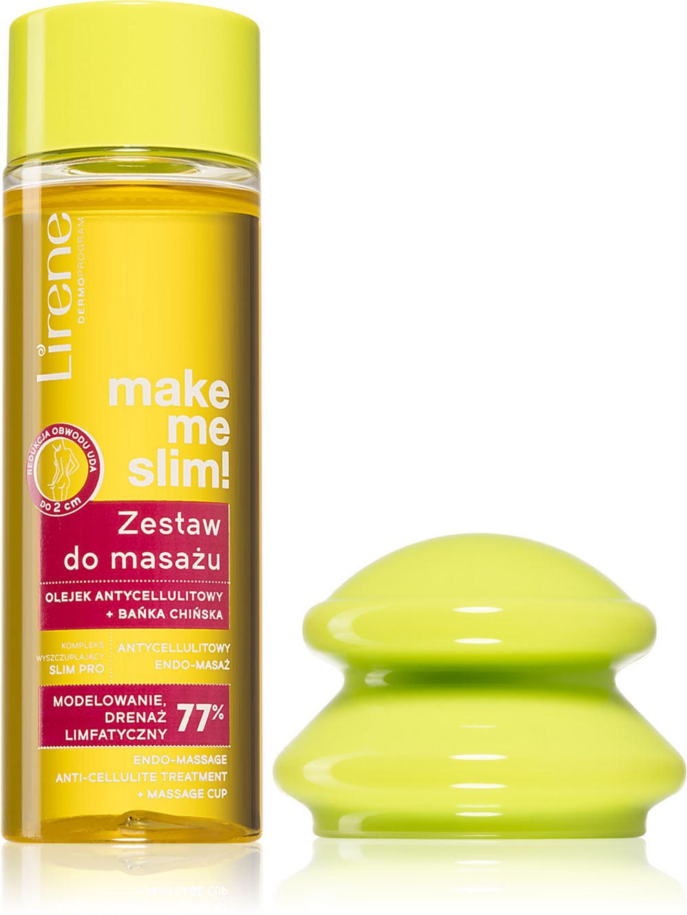 Lirene Make Me Slim! - масло от целлюлита /  + Massage Bubble 100  ml  / GTIN 5900717080997