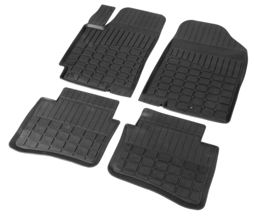 Коврики в салон автомобиля Rival для Haval F7 2019-2022 2022-н.в./F7x 2019-2022 2022-н.в., литьевой полиуретан, с крепежом, 4 части, 69403001