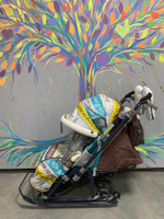 Коляска комбинированная «Ника Детям 7-7» скандинавия бирюзовый (арт. НД7-7/6)