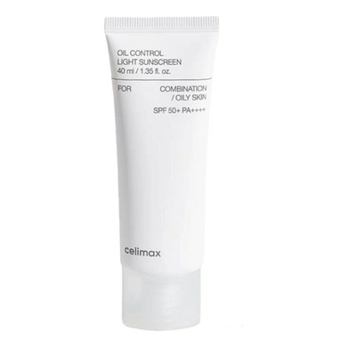 Celimax Крем солнцезащитный легкий с контролем жирности - Oil control light sunscreen, 40мл