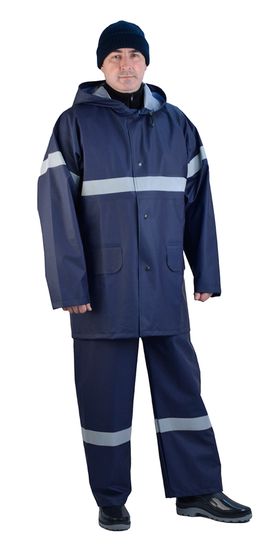 Костюм влагозащитный "Волга" с СОП (синий)