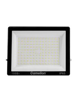 Прожектор светодиодный LFL-10004 C02 LED SMD 100Вт IP65 6500К 10000лм 230В 245х233.5Х31 черн. Camelion 16333