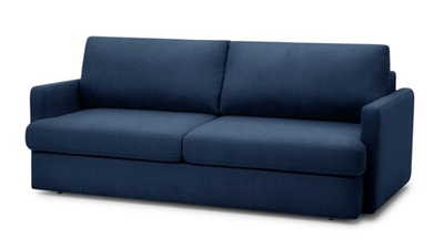 Диван Стелф ЭКО Velutto 54 210*109*90 см, синий Велютто Еврокнижка Фиеста