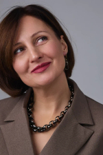 Серьги цепь ролло гигант, оттенок графит и золото