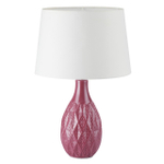 8137/1T MODERNI LN26 494 красный/белый, керамика/текстиль Настольная лампа Е27 1*60W 220V YARA