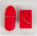 Красное виброяичко с пультом ДУ