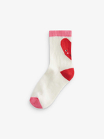 Носки хлопковые для девочки Next 300-448, 3 шт., Белый, Розовый