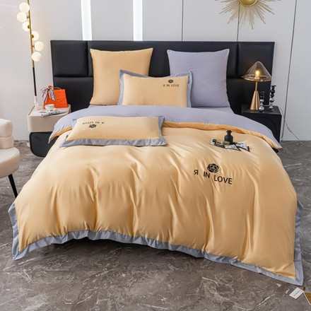 Комплект постельного белья Сатин-Шелк «Сердечные нотки»