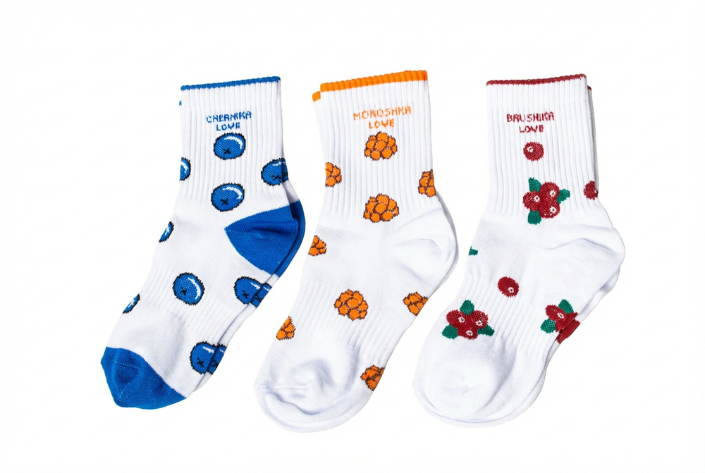 Детские носки «Ягоды Карелии», 1 пара