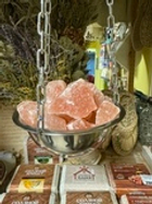 Чаша с гималайской солью для бани ,подвесная