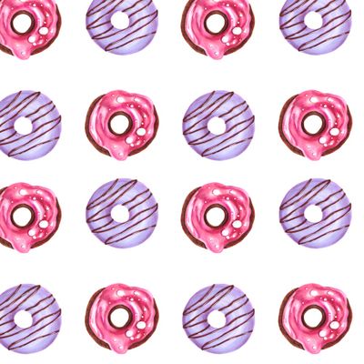 Пончики с глазурью