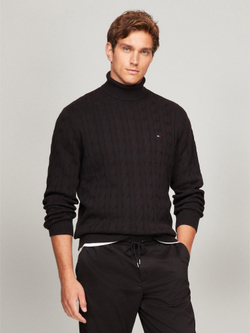 Свитер Tommy Hilfiger Cable Knit Turtleneck Black