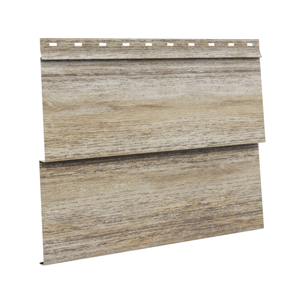 Металлический сайдинг AQUASYSTEM Скандинавская доска узкая двойная, 3 м