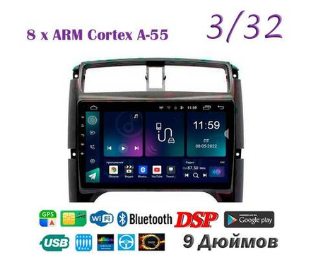 Topway TS18 3+32GB 8 ядер для Suzuki Jimny 2006-2018