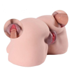 Мастурбатор вагина и анус реалистичный телесный