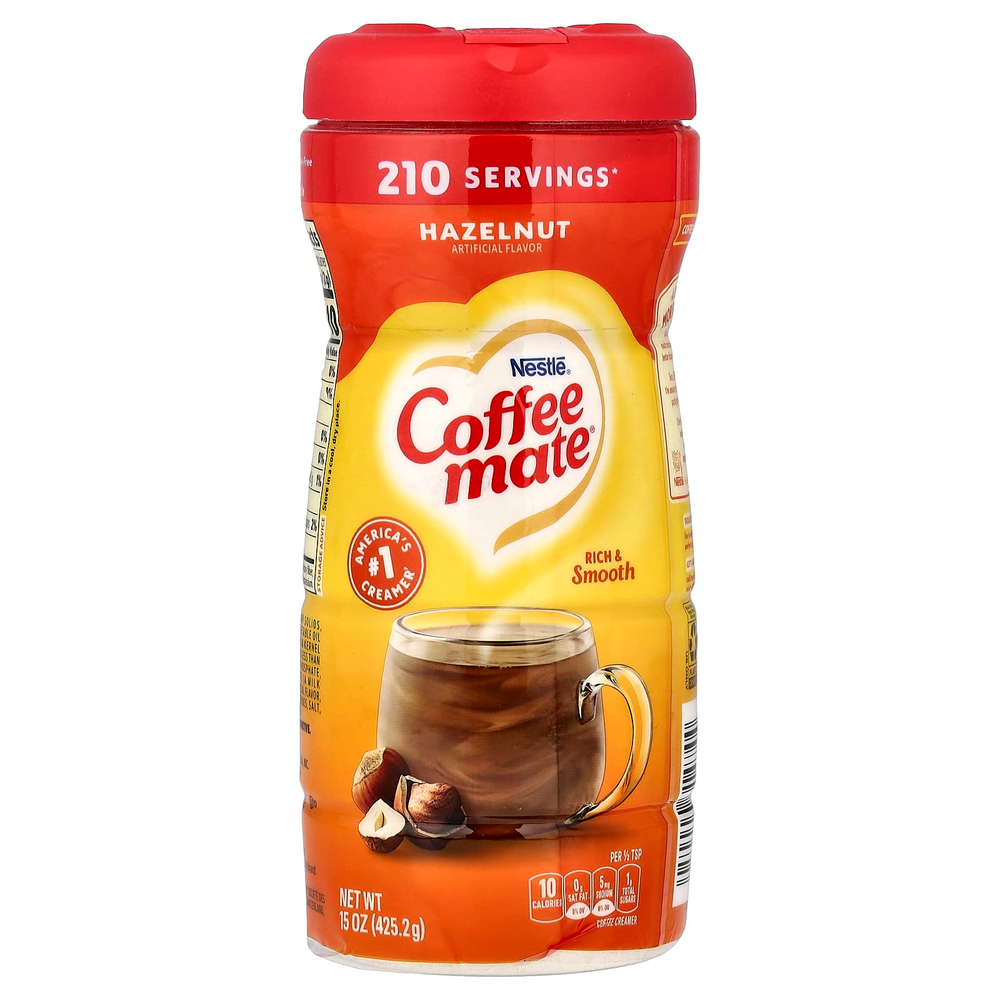 Coffee Mate, Coffee Creamer, фундук, 425,2 г (15 унций)