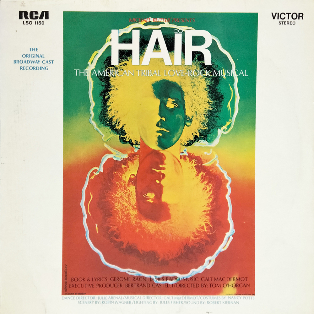 Various Artists / Hair - The Original Broadway Cast Recording (LP)