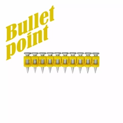 Усиленные дюбель-гвозди по бетону, металлу тип CN MG Bullet-Point 25 упаковка 1000 шт.