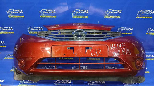 Бампер передний NISSAN NOTE 2012-2016