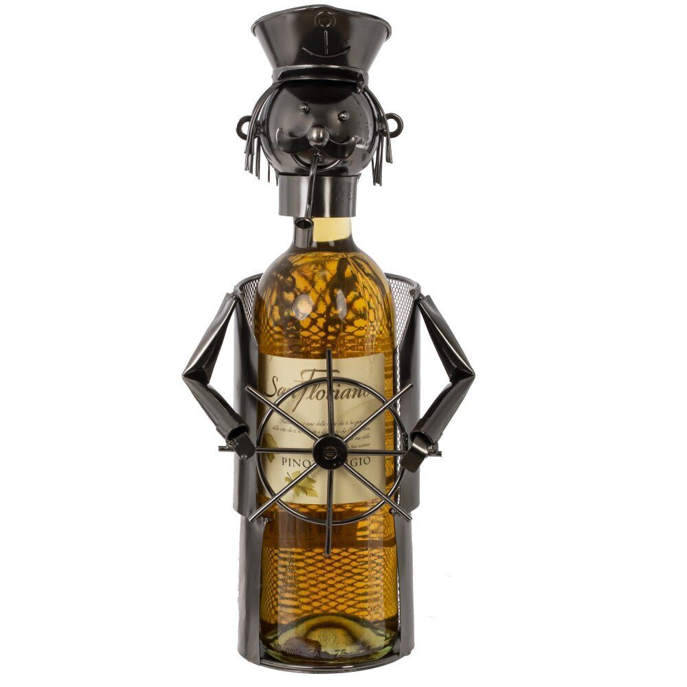 GAEM Подставка для бутылки "Моряк" , L14 W10 H20 см