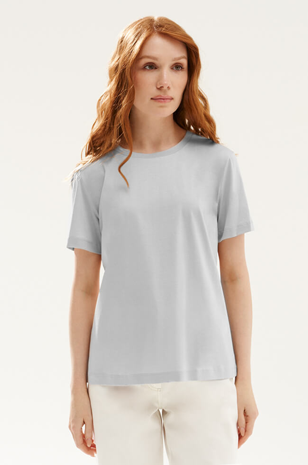 23510 Футболка женская (серый)