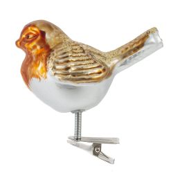 GAEM Украшение новогоднее на прищепке "Птичка", L8 W5 H8 см, 4в.