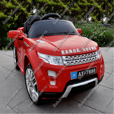 Детский электромобиль "Range Rover" красный, расширенная комплектация
