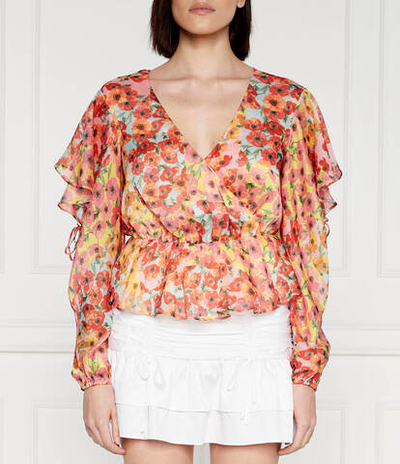 Блузка GUESS - разноцветная(W4GH82 WCWF2)