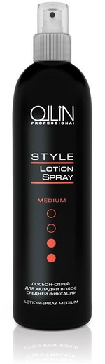 OLLIN STYLE Лосьон-спрей для укладки волос средней фиксации 250мл/ Lotion-Spray Medium