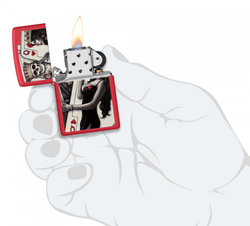 Зажигалка ZIPPO 48624 Skull King Queen Beauty