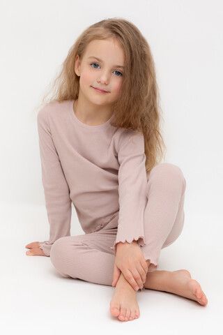 пижама  для девочки  К 1588/кофейный