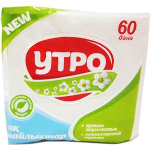 САЛФЕТКИ УТРО 60ШТ