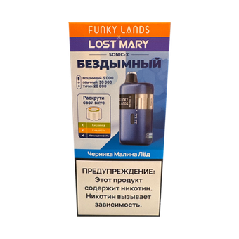 FANKY LANDS & LOST MARY SONIC X - ЧЕРНИКА МАЛИНА ЛЕД