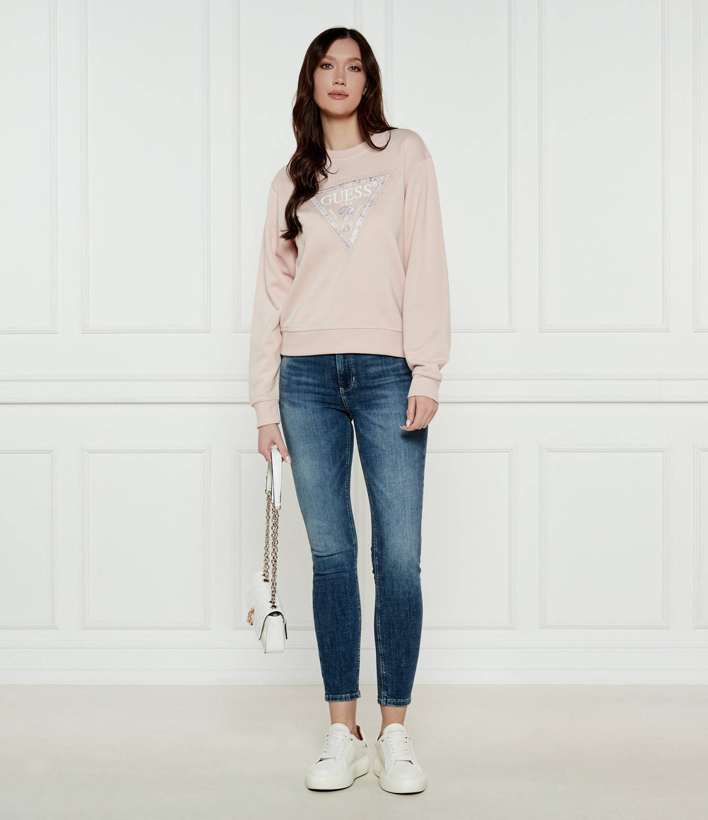 Худые PYTHON GUESS - пудро-розовый(W5RQ09 K8802)