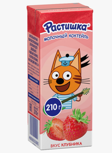 МОЛОЧНЫЙ КОКТЕЙЛЬ ЭКСТРАКТ КЛУБНИКА 210ГР РАСТИШКА