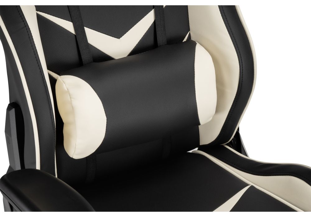 Компьютерное кресло Racer черное / бежевое