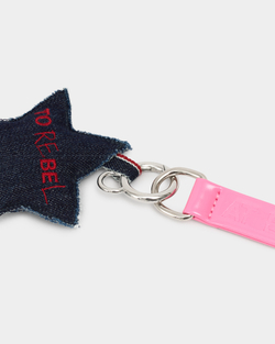 Брелок TO REBEL розовый