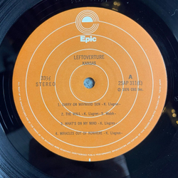 Винтажная виниловая пластинка LP Kansas Leftoverture (Japan 1976) (Obi) Carry On Wayward Son