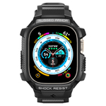 Ремешок+Чехол Spigen RUGGED ARMOR ”PRO” APPLE WATCH ULTRA (49 MM) BLACK