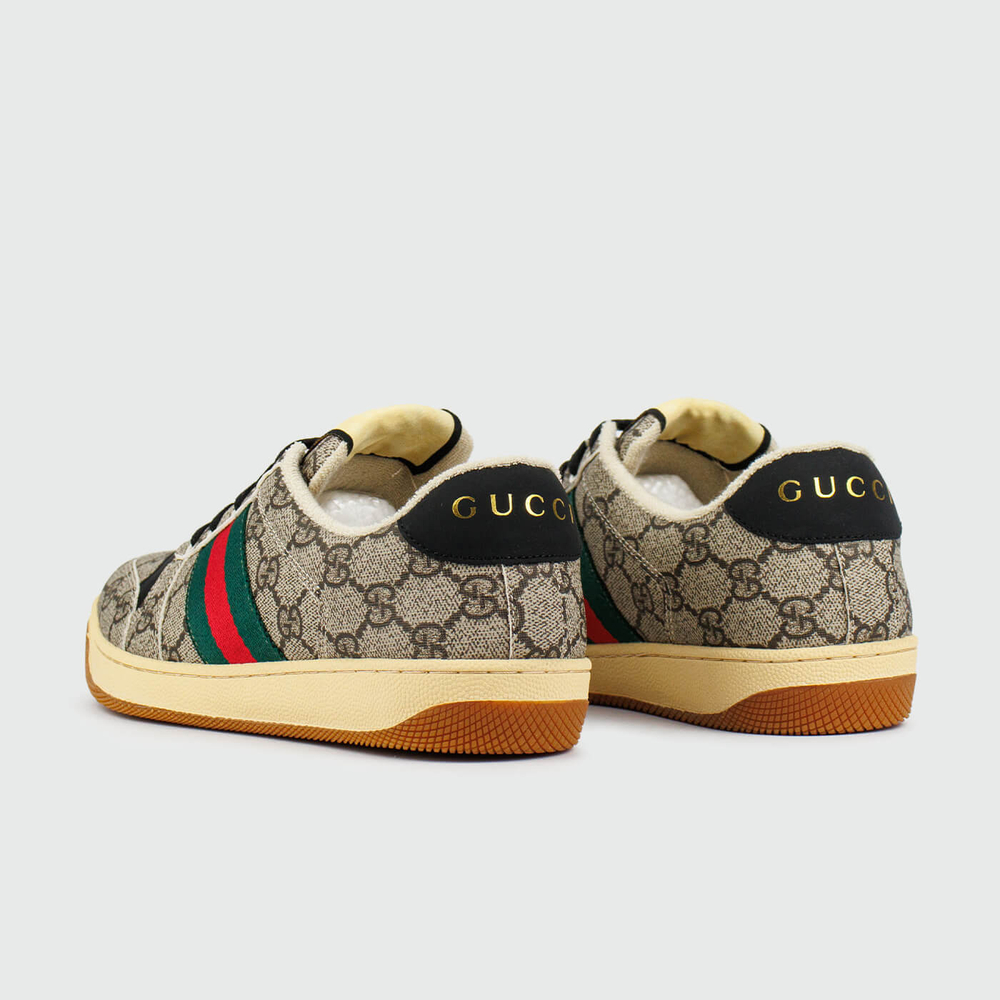 Кроссовки GUCCI Screener Beige Ebony