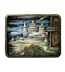 Народные промыслы ШК-19/ 7-B Шкатулка в технике декупаж «Русский север» (10х8х3,5)